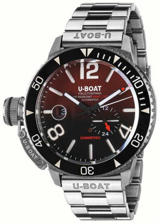 Review U-Boat Sommerso Ghiera Ceramica 46mm Green Replica Watch 9521/MT